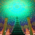 【タイ】何これCG？極彩色のバンコク寺院「ワット・パクナム」Wat Paknam, Bangkok
