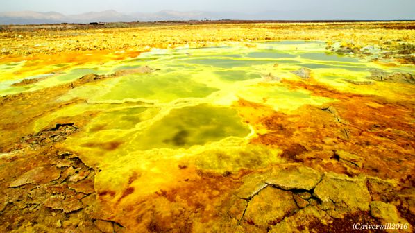 【エチオピア・ダナキル砂漠】待ちに待った極彩色のダロル火山