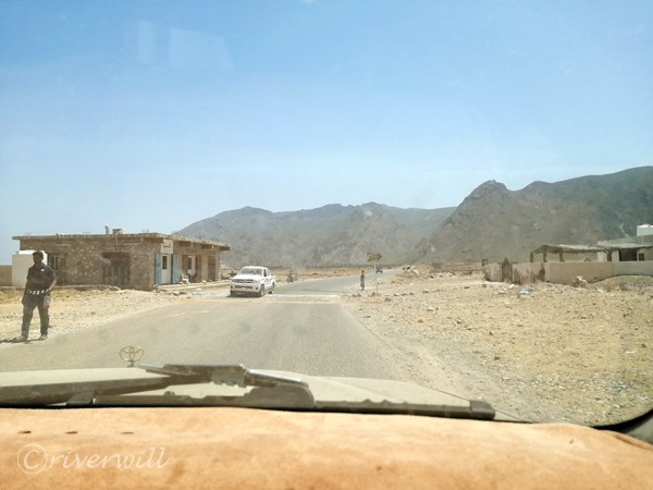 首都ハディボ市内（ソコトラ島）Hadibo city, Socotra island