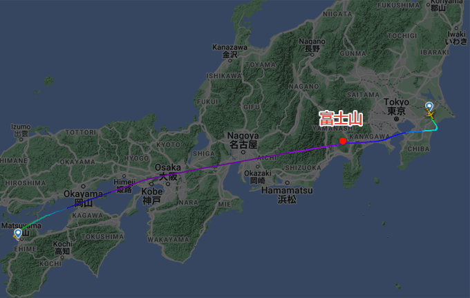 【Jetstar Japan】成田⇒松山 Narita -Matsuyama route