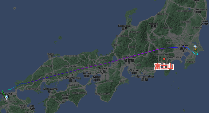 【Jetstar Japan】成田⇒福岡 Narita -Fukuoka route