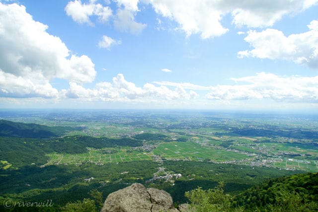 筑波山・女体山山頂から見た関東平野 the Kanto Plan from Mt. Nyotai-san, Mt. Tsukuba, Ibaraki