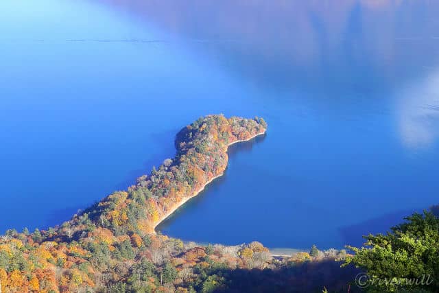 八丁出島・中禅寺湖（栃木県）Haccho Dejima, Lake Chuzenjiko, Tochigi