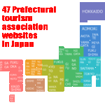 47 Prefectural tourism association websites in Japan