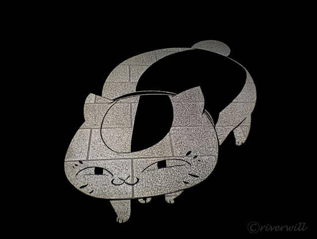 夏目友人帳影絵⑧(ニャンコ先生)