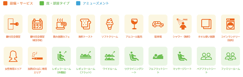 新前橋店（群馬県）サービス一覧