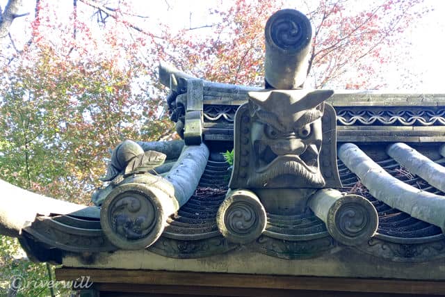 海岸門の鬼瓦 in 横浜 三溪園