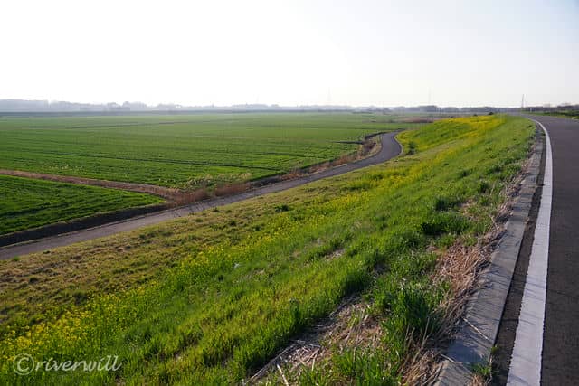 広大な河川敷（Earthboat Saitama Kawajima)